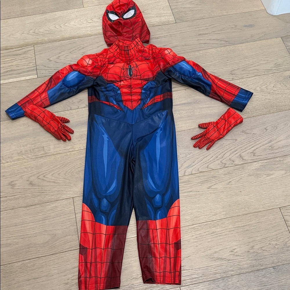 Spider Superhero Kids Costume - Red and Blue